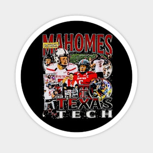 Patrick Mahomes College Vintage Bootleg Magnet